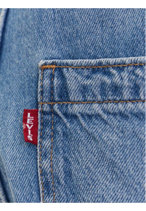 Levi's® Ogrodniczki Utility 001UY-0000 Niebieski Loose Fit. Kolor: niebieski. Materiał: bawełna