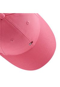 TOMMY HILFIGER - Tommy Hilfiger Czapka z daszkiem Small Flag AM0AM09423 Różowy. Kolor: różowy. Materiał: materiał #2