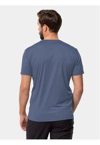 Jack Wolfskin Koszulka techniczna Tech 1807072 Niebieski Regular Fit. Kolor: niebieski. Materiał: syntetyk