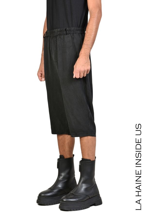 La Haine Inside Us Szorty "Faye Unisex" | P2332 4V | Faye | Mężczyzna | Czarny. Okazja: na co dzień. Kolor: czarny. Materiał: tkanina, guma. Styl: casual