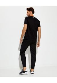 Les Hommes - LES HOMMES - Czarne spodnie z przeszyciami. Kolor: czarny. Materiał: wełna, elastan #6