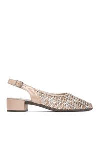 Rieker Czółenka CEO-47078-90 Złoty. Kolor: złoty. Materiał: skóra #1