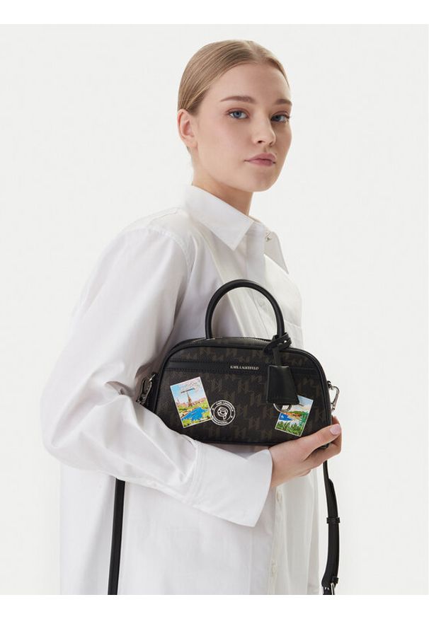 Karl Lagerfeld - KARL LAGERFELD Torebka B1W30025 Brązowy. Kolor: brązowy. Materiał: skórzane