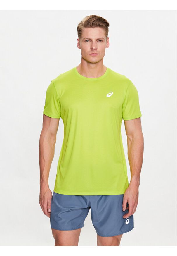 Asics Koszulka techniczna Core 2011C341 Zielony Regular Fit. Kolor: zielony. Materiał: syntetyk