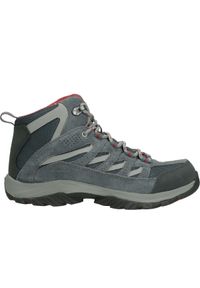 columbia - Buty Trekkingowe Damskie Columbia Crestwood Mid Waterproof. Kolor: szary, beżowy. Styl: sportowy #1