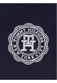 TOMMY HILFIGER - Tommy Hilfiger Bluzka KN0KN01713 Granatowy Regular Fit. Kolor: niebieski. Materiał: bawełna #3