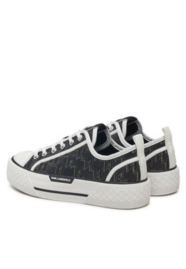 Karl Lagerfeld - KARL LAGERFELD Trampki Kampus Max III KL60615 Czarny. Kolor: czarny. Materiał: materiał