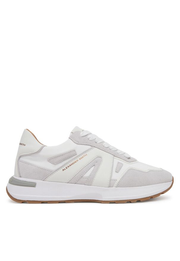 Sneakersy Alexander Smith. Kolor: biały