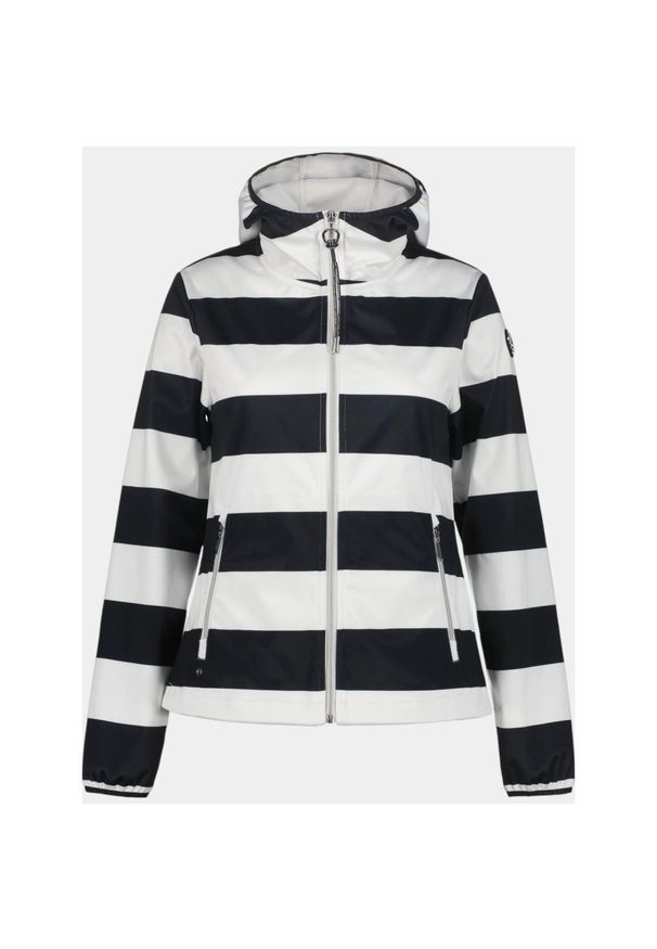 LUHTA - Kurtka softshell damska Luhta Arrajoki. Kolor: biały, wielokolorowy, czarny. Materiał: softshell