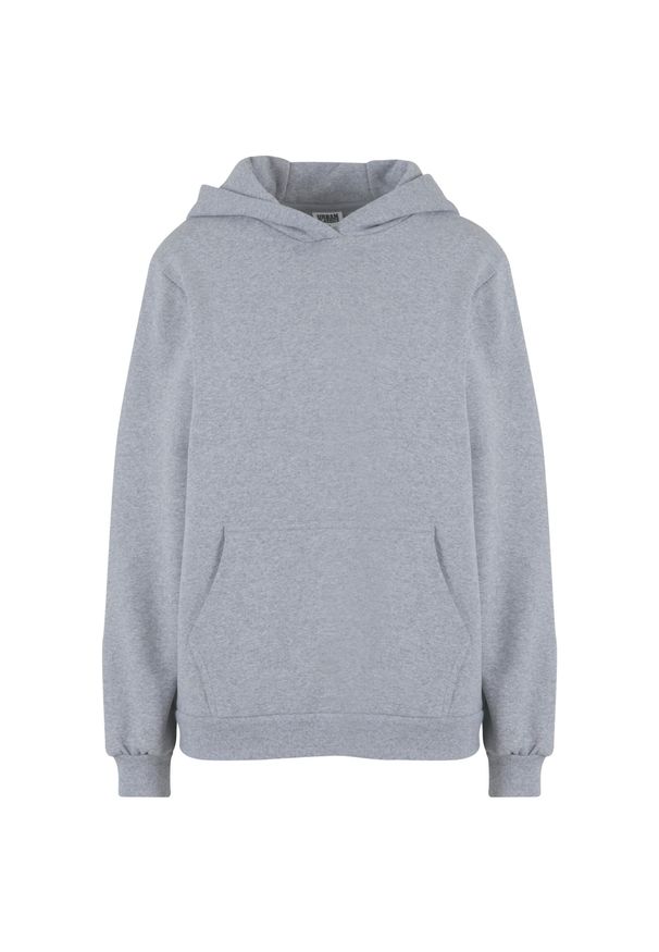 Bluza damska z kapturem Urban Classics Loose Brushed. Typ kołnierza: kaptur. Kolor: szary