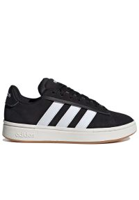 Adidas - Buty damskie adidas Grand Court Alpha JP9771 - czarne. Kolor: czarny. Materiał: skóra, guma, syntetyk. Szerokość cholewki: normalna. Model: Adidas Cloudfoam