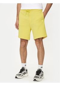 BOSS - Boss Szorty sportowe Sewalk 50511726 Żółty Regular Fit. Kolor: żółty. Materiał: bawełna. Styl: sportowy