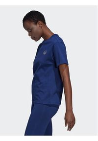 Adidas - adidas T-Shirt HK5176 Granatowy Regular Fit. Kolor: niebieski. Materiał: bawełna #3