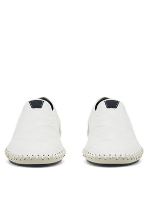 Rieker Półbuty B4551-81 Biały. Kolor: biały. Materiał: skóra