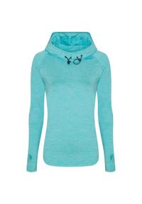 JUST COOL - Koszulka Damska Z Dekoltem W Szpic. Kolor: niebieski. Długość rękawa: długi rękaw #1