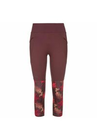 Damskie legginsy fitness 3/4 Kilpi SOLAS-W. Kolor: czerwony. Sport: fitness
