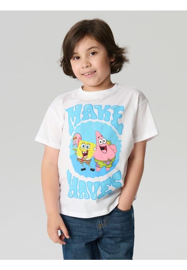 Sinsay - Koszulki 2 pack SpongeBob - wielobarwny