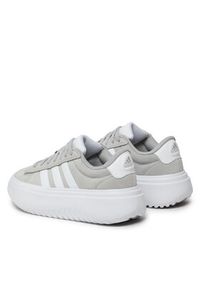 Adidas - adidas Sneakersy Grand Court Platform IE1103 Szary. Kolor: szary. Materiał: skóra. Obcas: na platformie #3