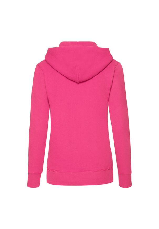 FRUIT OF THE LOOM - Bluza Damska Z Kapturem. Typ kołnierza: kaptur. Kolor: różowy