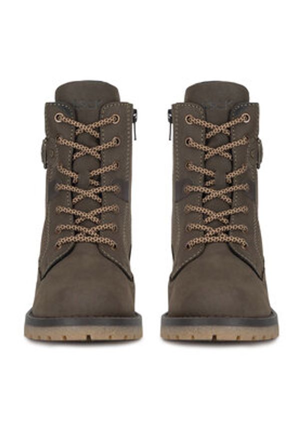 Lasocki Trzewiki WI16-GIRO-07 Zielony. Kolor: zielony. Materiał: nubuk, skóra