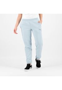Spodnie dresowe damskie Puma Gym & Pilates. Kolor: niebieski. Materiał: poliester, bawełna. Wzór: kolorowy. Sport: joga i pilates #2
