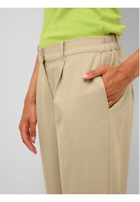 Karen by Simonsen Spodnie materiałowe Hirstal 10104332 Beżowy Classic Fit. Kolor: beżowy. Materiał: syntetyk