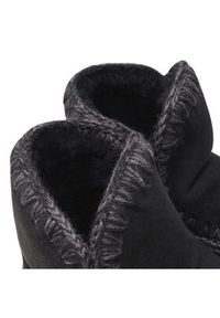Mou Śniegowce Eskimo 18 Glitter Logo MU.FW101050A Czarny. Kolor: czarny. Materiał: skóra #6
