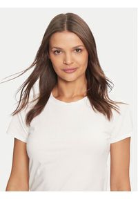 Deha T-Shirt A00150 Écru Regular Fit. Materiał: bawełna #4