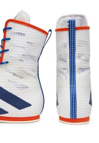 Adidas - adidas Buty bokserskie Box Hog 4 JP9847 Biały. Kolor: biały. Materiał: materiał #3