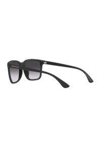 Armani Exchange Okulary przeciwsłoneczne 0AX4112S męskie kolor czarny. Kształt: prostokątne. Kolor: czarny #2