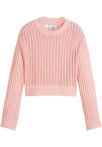 bonprix - Sweter dziewczęcy. Kolor: różowy #1