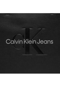 Calvin Klein Jeans Torebka Sculpted Mini Slim Tote26 Mono K60K611547 Czarny. Kolor: czarny. Materiał: skórzane #3