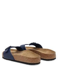 Birkenstock Klapki Madrid Bf 1015155 Niebieski. Kolor: niebieski. Materiał: skóra #5
