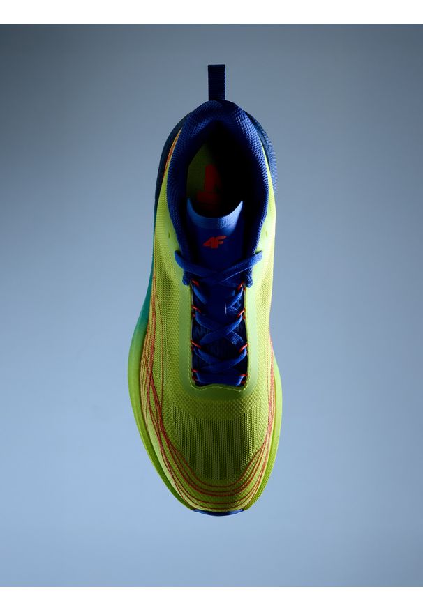4f - 4F Buty do biegania FLASH SPEED męskie - zielone 46. Kolor: zielony. Materiał: guma. Szerokość cholewki: normalna. Sport: fitness, bieganie