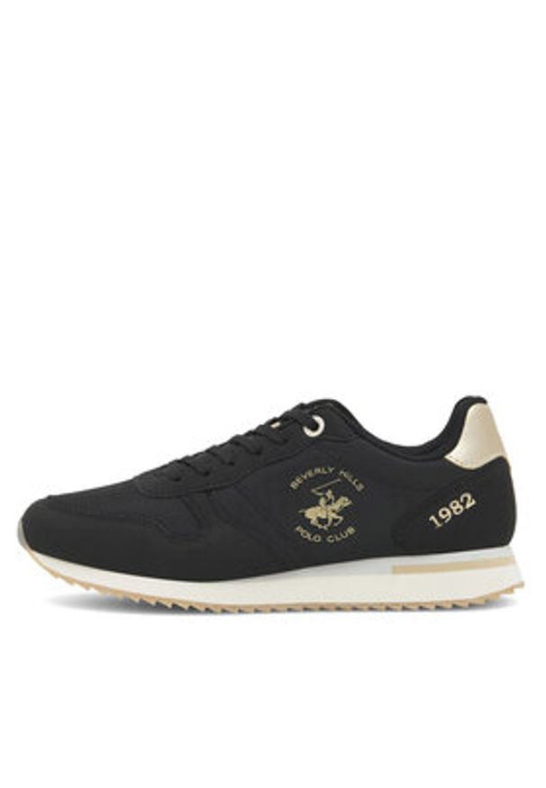 Beverly Hills Polo Club Sneakersy W-VSS24003 Czarny. Kolor: czarny. Materiał: mesh, materiał