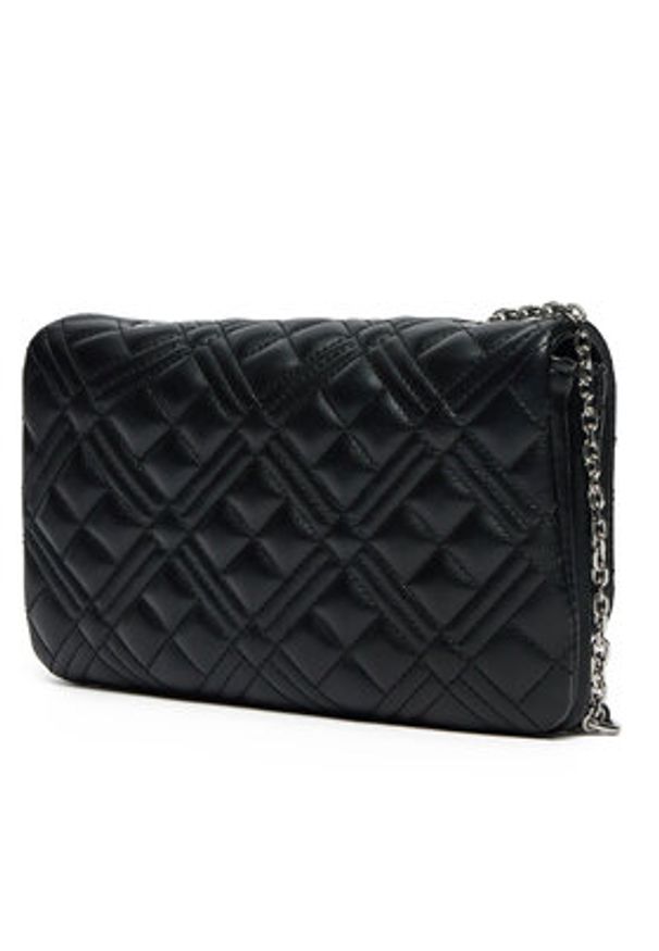 Love Moschino - LOVE MOSCHINO Torebka JC4097PP1MLA000B Czarny. Kolor: czarny. Materiał: skórzane