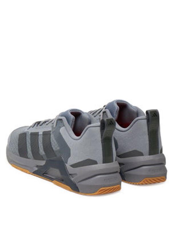 Adidas - adidas Buty na siłownię Dropset Control JQ1768 Szary. Kolor: szary. Materiał: materiał. Sport: fitness