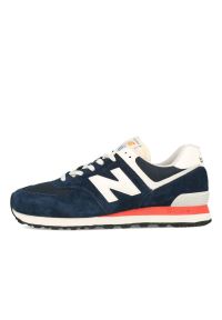 Sneakersy męskie New Balance U574VPN. Okazja: na co dzień, do pracy, na spacer. Kolor: niebieski. Model: New Balance 574. Sport: turystyka piesza