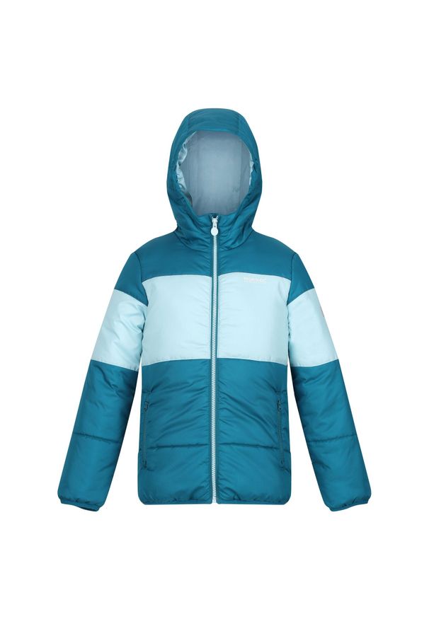 Regatta - Kurtka Dziecięca Lofthouse VII Terrain Print Padded Jacket. Kolor: niebieski. Wzór: nadruk