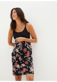 bonprix - Sukienka ciążowa i do karmienia 2 w 1 z wiskozy. Kolekcja: moda ciążowa. Kolor: czarny. Materiał: wiskoza #1