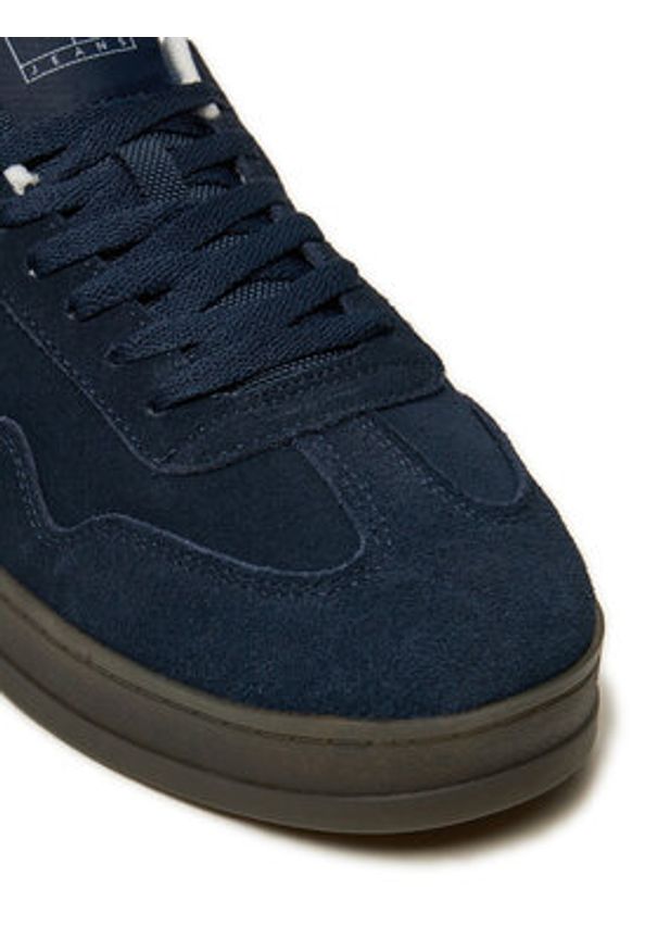 Tommy Jeans Sneakersy The Greenwich Suede EM0EM01516 Granatowy. Kolor: niebieski. Materiał: zamsz, skóra