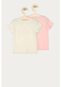 GAP - T-shirt dziecięcy 74-104 cm. Okazja: na co dzień. Kolor: różowy. Materiał: dzianina. Wzór: aplikacja. Styl: casual #4