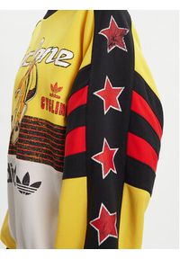 Adidas - adidas Bluza Archive Cycling JW0147 Żółty Oversize. Kolor: żółty. Materiał: bawełna
