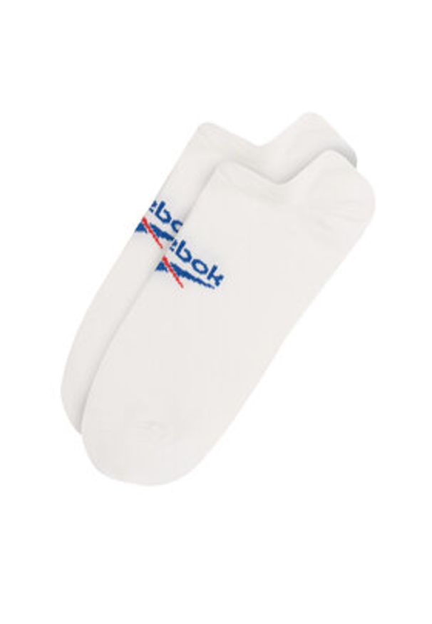 Reebok Zestaw 3 par stopek unisex CL FO Invisible Sock GG6680 Biały. Kolor: biały. Materiał: bawełna