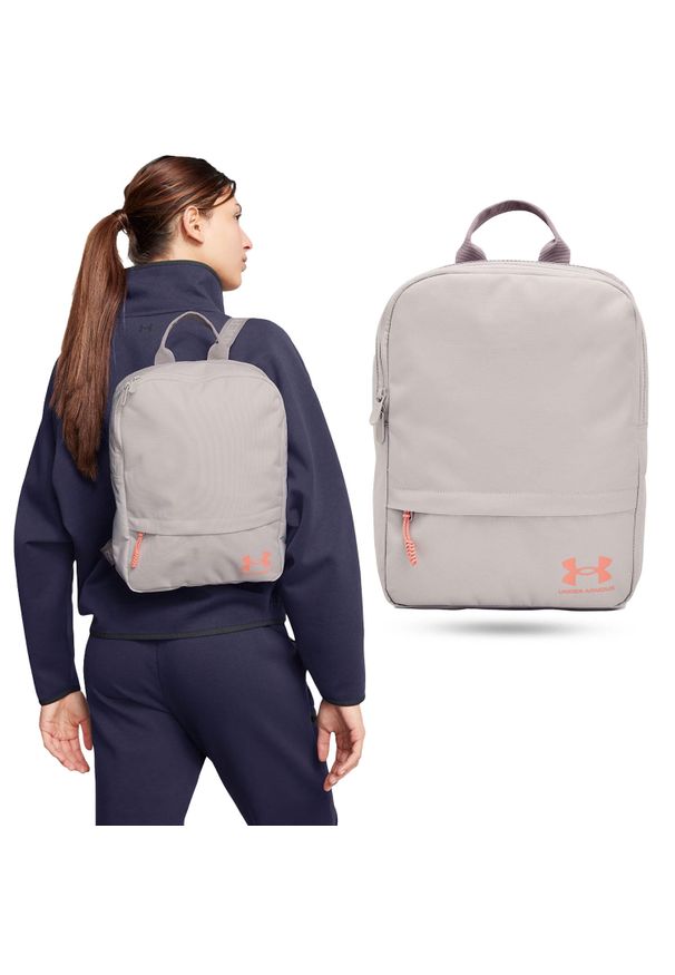 Under Armour - Plecak miejski UNDER ARMOUR Loudon Backpack Small 10L. Kolor: beżowy