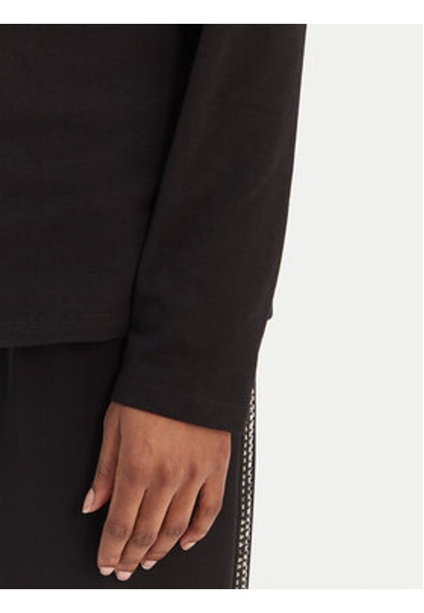 Liu Jo Sport Bluzka TA6053 JS003 Czarny Regular Fit. Kolor: czarny. Materiał: bawełna. Styl: sportowy