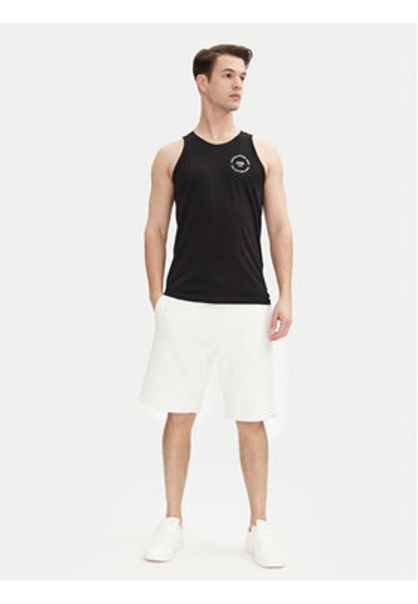 Jack & Jones - Jack&Jones Tank top Simon 12270462 Czarny Regular Fit. Kolor: czarny. Materiał: bawełna