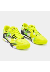 Joma - Buty halowe do piłki nożnej męskie, Regate Rebound 24 RREW IN. Kolor: żółty, wielokolorowy, zielony. Materiał: materiał, syntetyk, tkanina