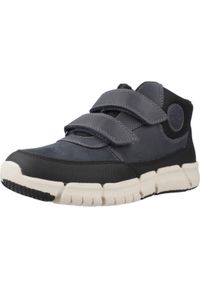 Geox - Buty GEOX J FLEXYPER BOY Niebieski. Kolor: niebieski. Materiał: syntetyk, tkanina. Sport: turystyka piesza