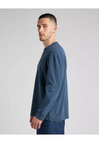 Lee - LEE LS CORE LOOSE TEE MĘSKI LONGSLEEVE KOSZULKA Z DŁUGIM RĘKAWEM LOGO MARINE L69RCO54. Długość rękawa: długi rękaw. Długość: długie. Styl: marine